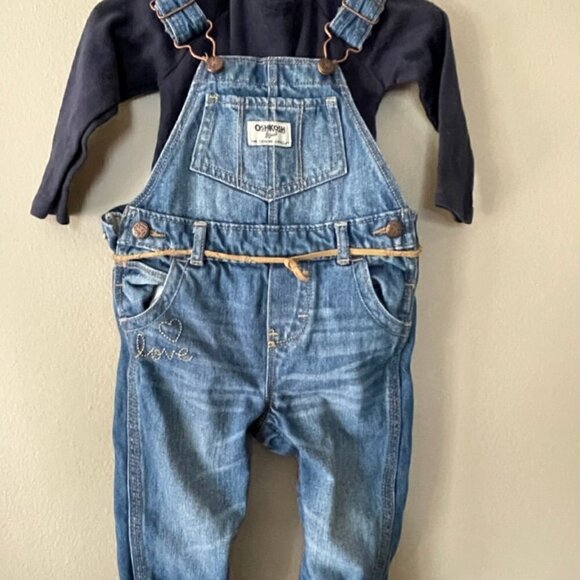 VINTAGE Oshkosh B'Gosh Overalls Size 18 M - Picture 1 of 13